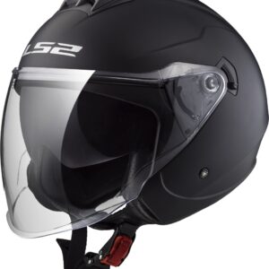 LS2 OF573 TWISTER SOLID Matt Black XL