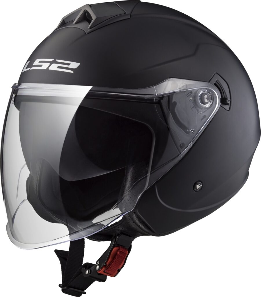 LS2 OF573 TWISTER SOLID Matt Black XL