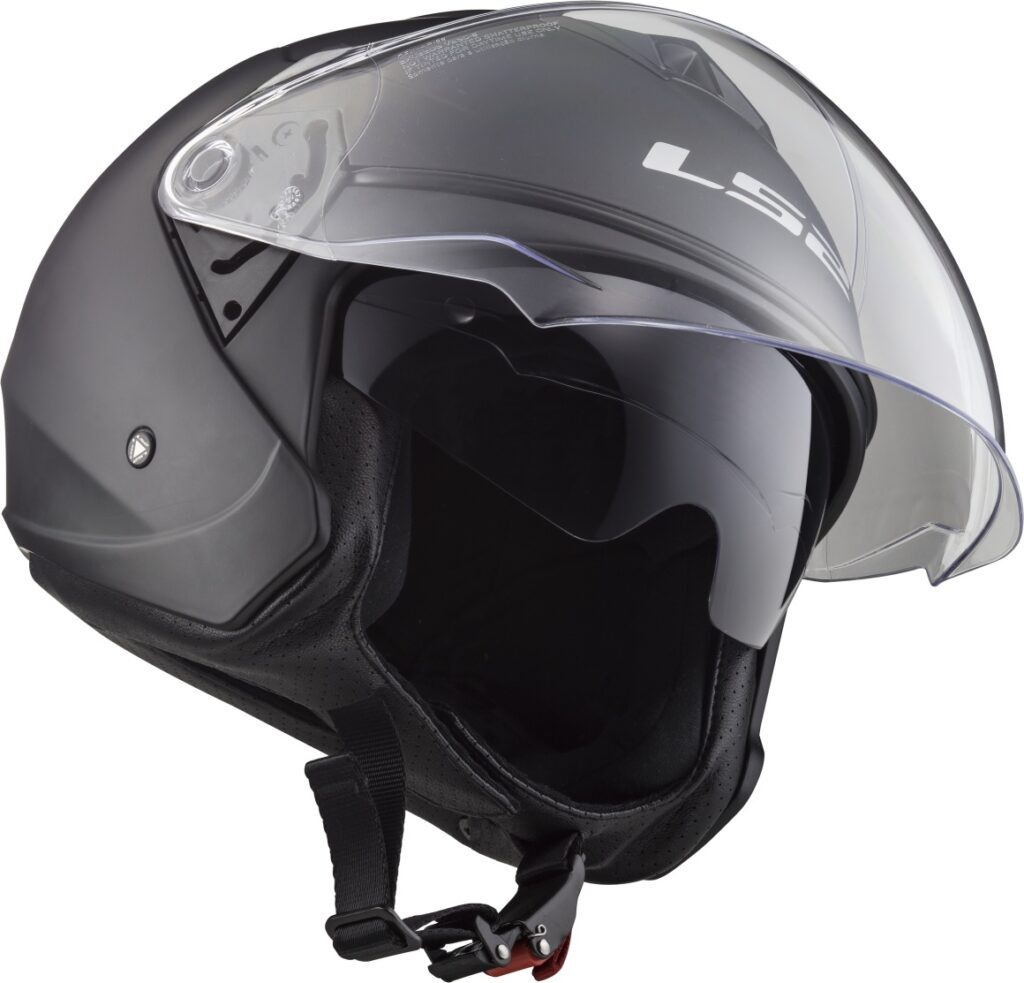 LS2 OF573 TWISTER SOLID Matt Black XL