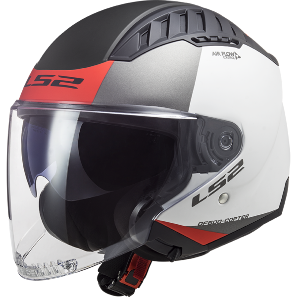 LS2 OF600 COPTER II URBANE M.WHITE RED-06 XS