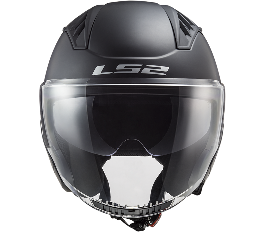 LS2 OF600 COPTER MATT BLACK L