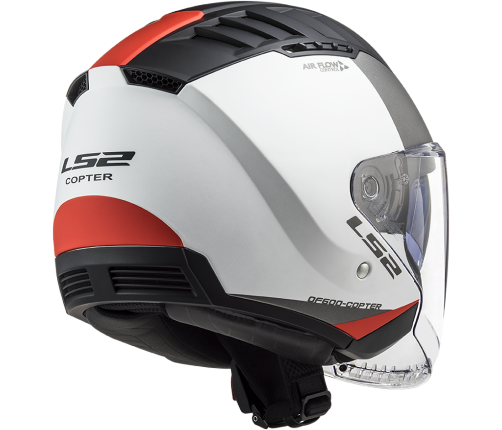 LS2 OF600 COPTER URBANE MATT WHITE RED L