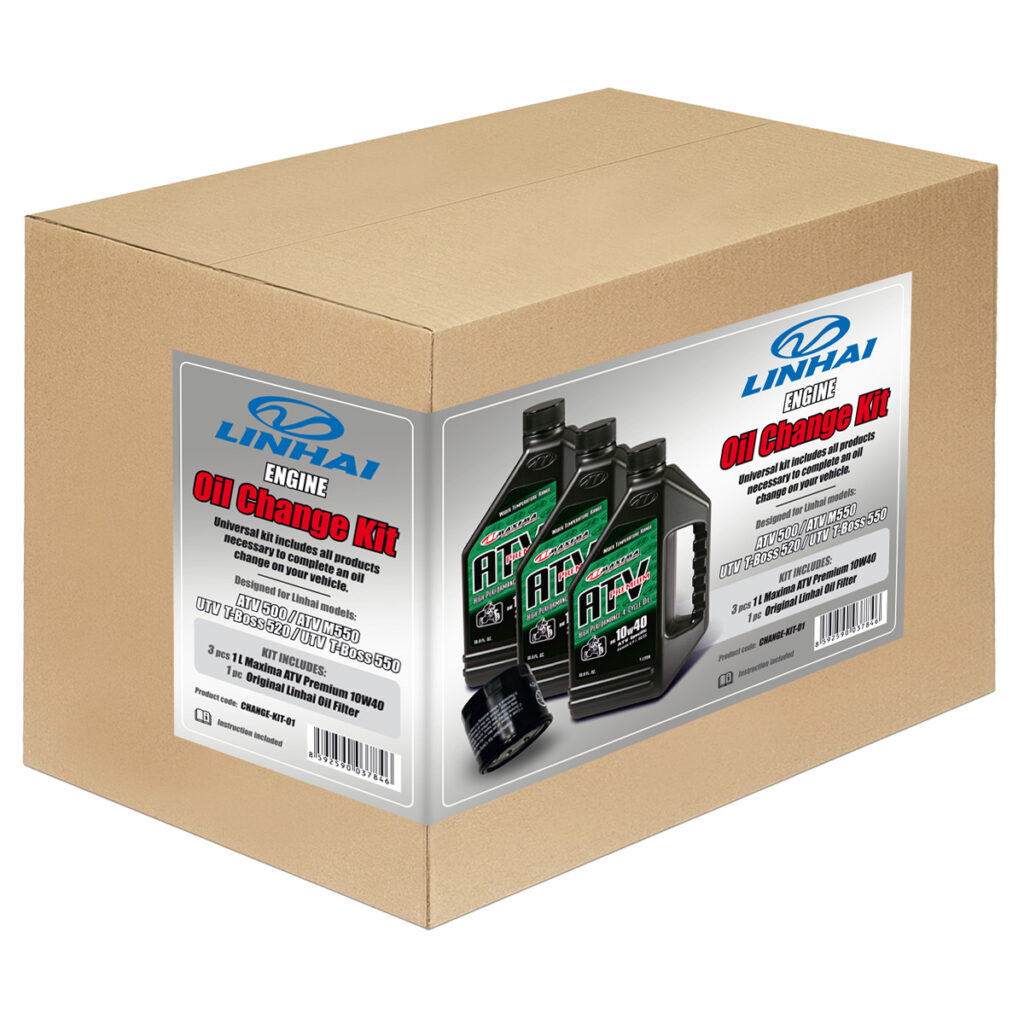 Oil change kit – LINHAI 500/550, T-Boss 520/550, Landforce 550