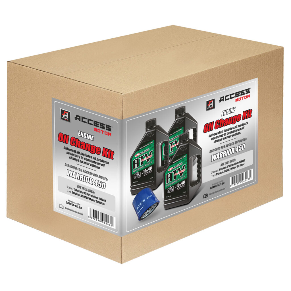 Oil change kit – ACCESS Warrior 450