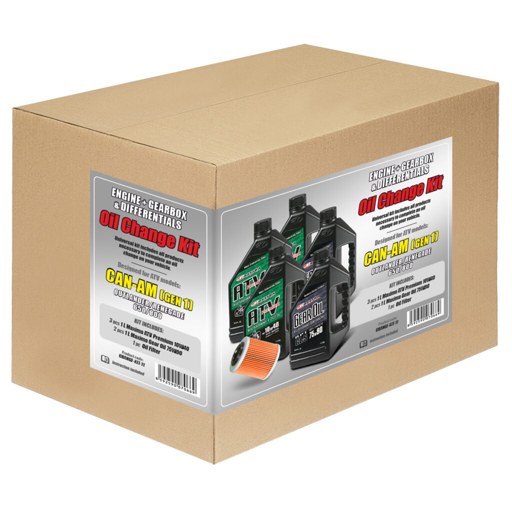 Oil change kit + diff., gearbox – CAN-AM Gen 1 Outlander+Renegade 650/800