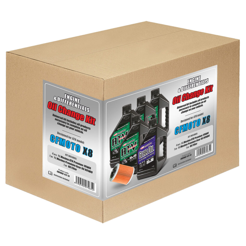 Oil change kit + diff. – CFMOTO X8