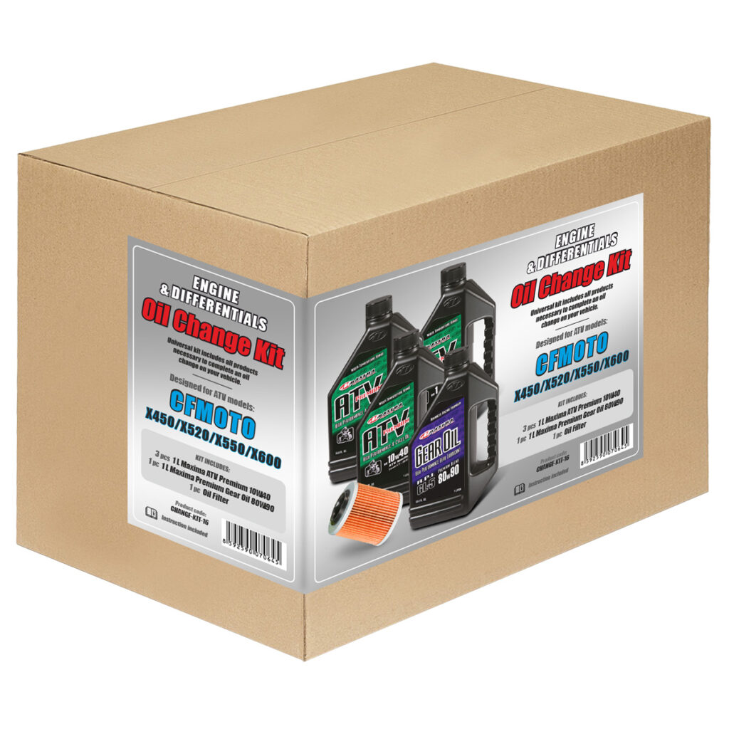 Oil change kit + diff. – CFMOTO X450/X520/X550/X600/X625, UTV625