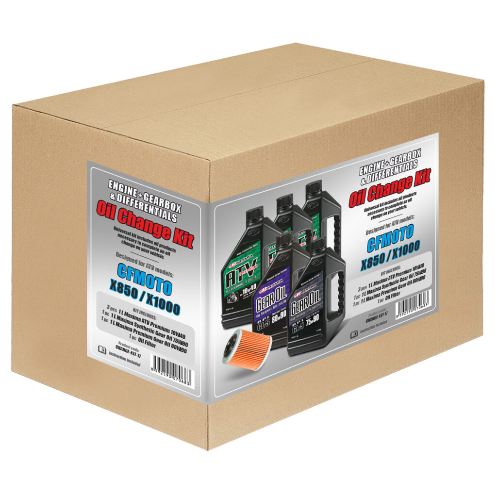 Oil change kit + diff., gearbox – CFMOTO X850/X1000, UTV1000/1000XL, SSV Z1000