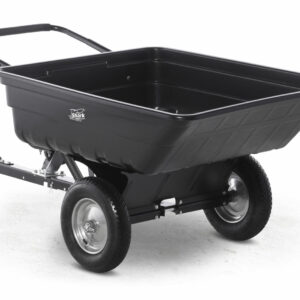 SHARK GARDEN 150 vozík za štvorkolku, záhradný traktor, s adaptérom na ťažné, čierny