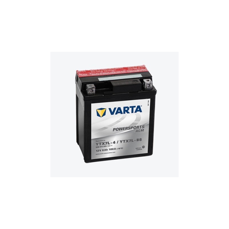Varta 12V/6Ah – moto LF (YTX7L-4/YTX7L-BS)