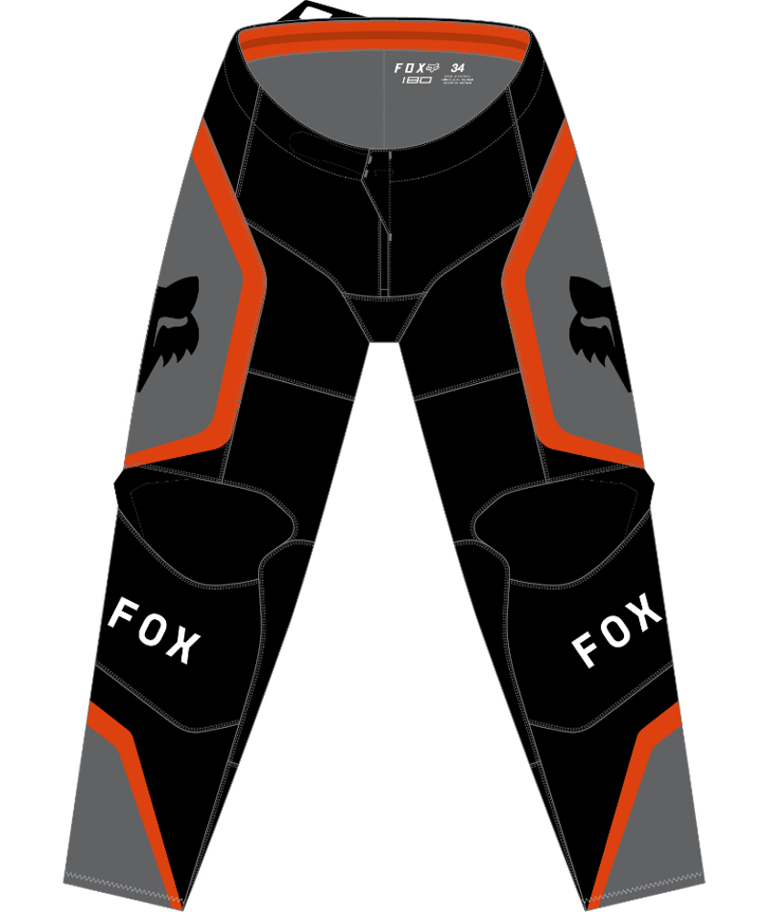 FOX 180 Ballast Pánt – 32, Black/Grey MX24