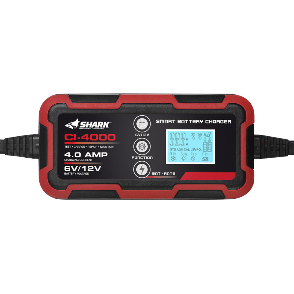 SHARK Battery Charger CI-4000 Li-ion, AGM, GEL a iné