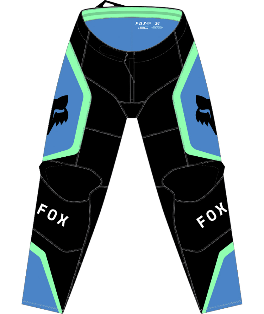 FOX 180 Ballast Pánt – 38, Black/Blue MX24