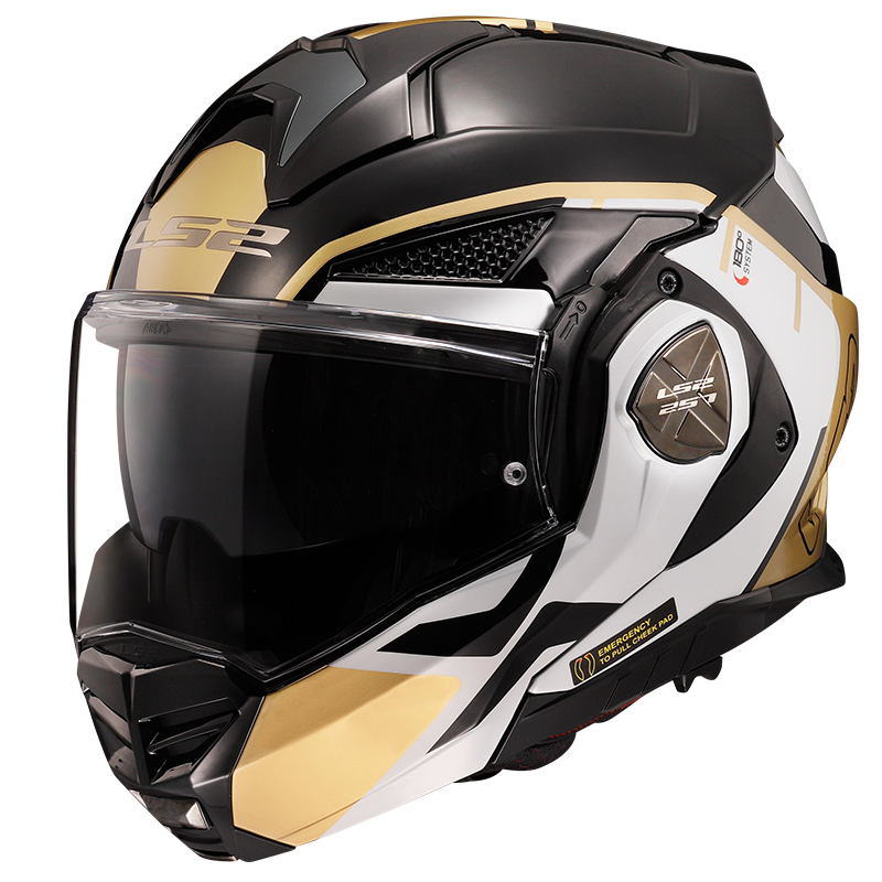 LS2 FF901 ADVANT X METRYK BLACK GOLD-06 XXL
