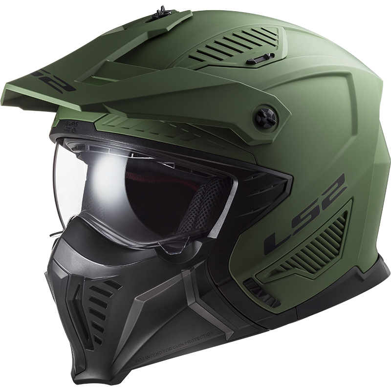 LS2 OF606 DRIFTER SOLID MATT MILITARY GREEN-06 M