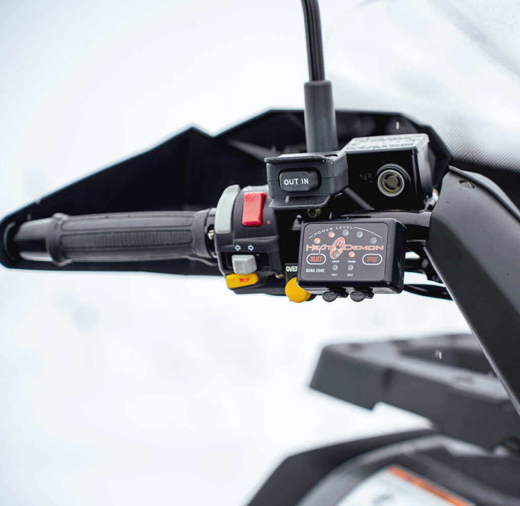 Symtec ATV Heated Grip Kit, Quad Zone, Clamp on Grip