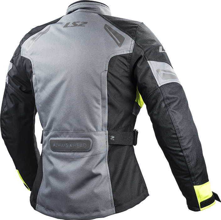 LS2 PHASE LADY JACKET GREY BLACK YELLOW XL