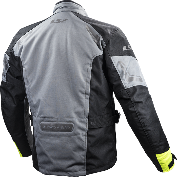 LS2 PHASE MAN JACKET GREY BLACK YELLOW XL