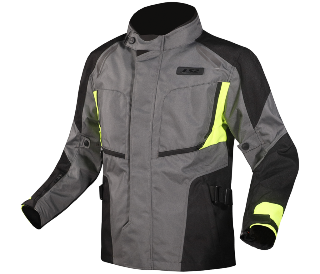 LS2 PHASE MAN JACKET GREY BLACK YELLOW 3XL