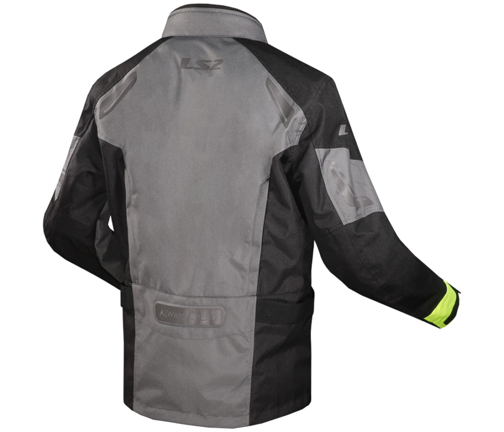 LS2 PHASE MAN JACKET GREY BLACK YELLOW XL