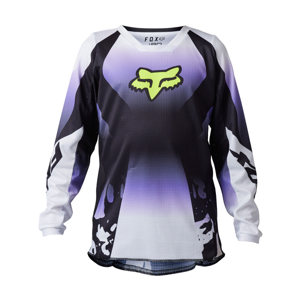 FOX Yth 180 Morphic Jersey – Black/White MX