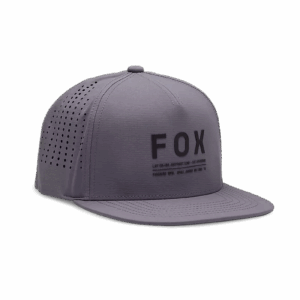 FOX Non Stop Tech Snapback Hat - OS, Steel Grey