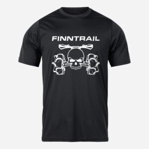 Finntrail T-shirt ATV skull Black XL