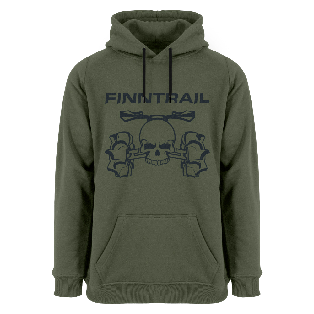 Finntrail Hoody ATV skull Khaki