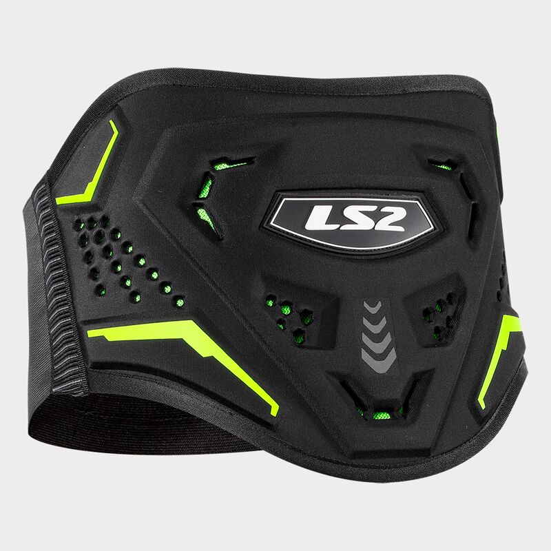 LS2 KOKU KIDNEY BELT BLACK H-V YELLOW M-L