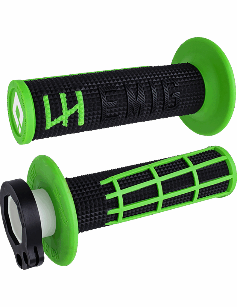ODI GRIPS EMIG 2.0 – V2 LOCK-ON Grip BLACK/Green