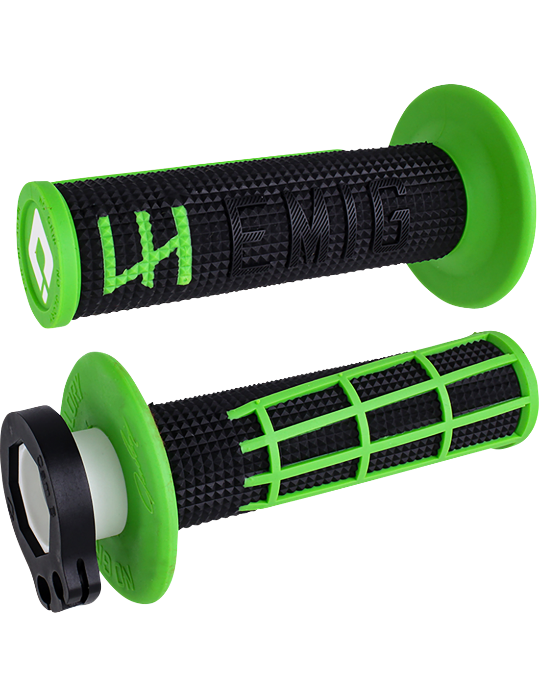 ODI GRIPS EMIG 2.0 – V2 LOCK-ON Grip BLACK/Green