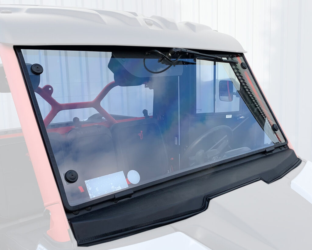 Fix windshield with wiper, washer Segway Fugleman UT10 (2021-XX) (not fitting to original roof)