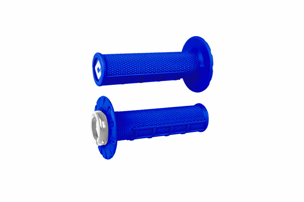 ODI GRIPS Half-Waffle V2.1 ATV MX Grip 125mm Bright Blue/Silver
