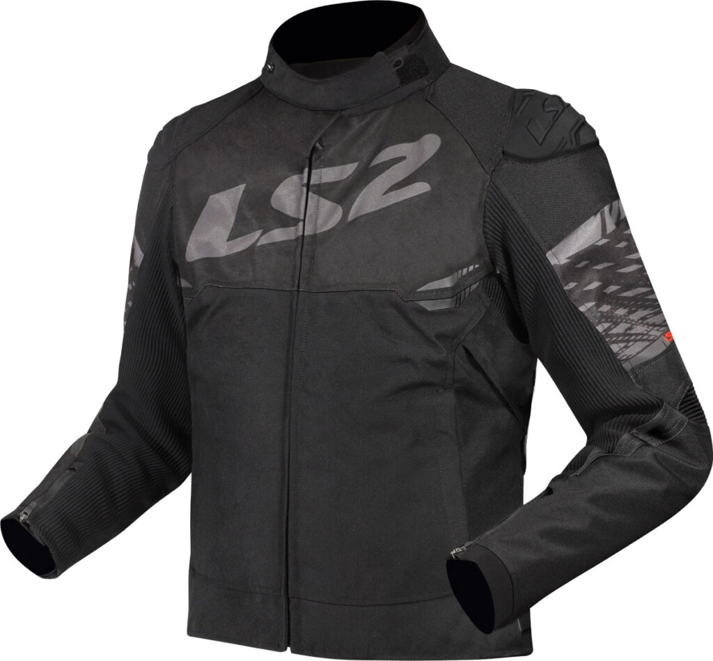 LS2 APEX LADY JACKET BLACK DARK GREY 4XL