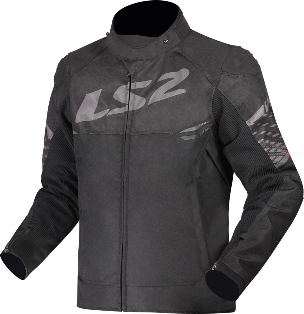 LS2 APEX MAN JACKET BLACK DARK GREY M