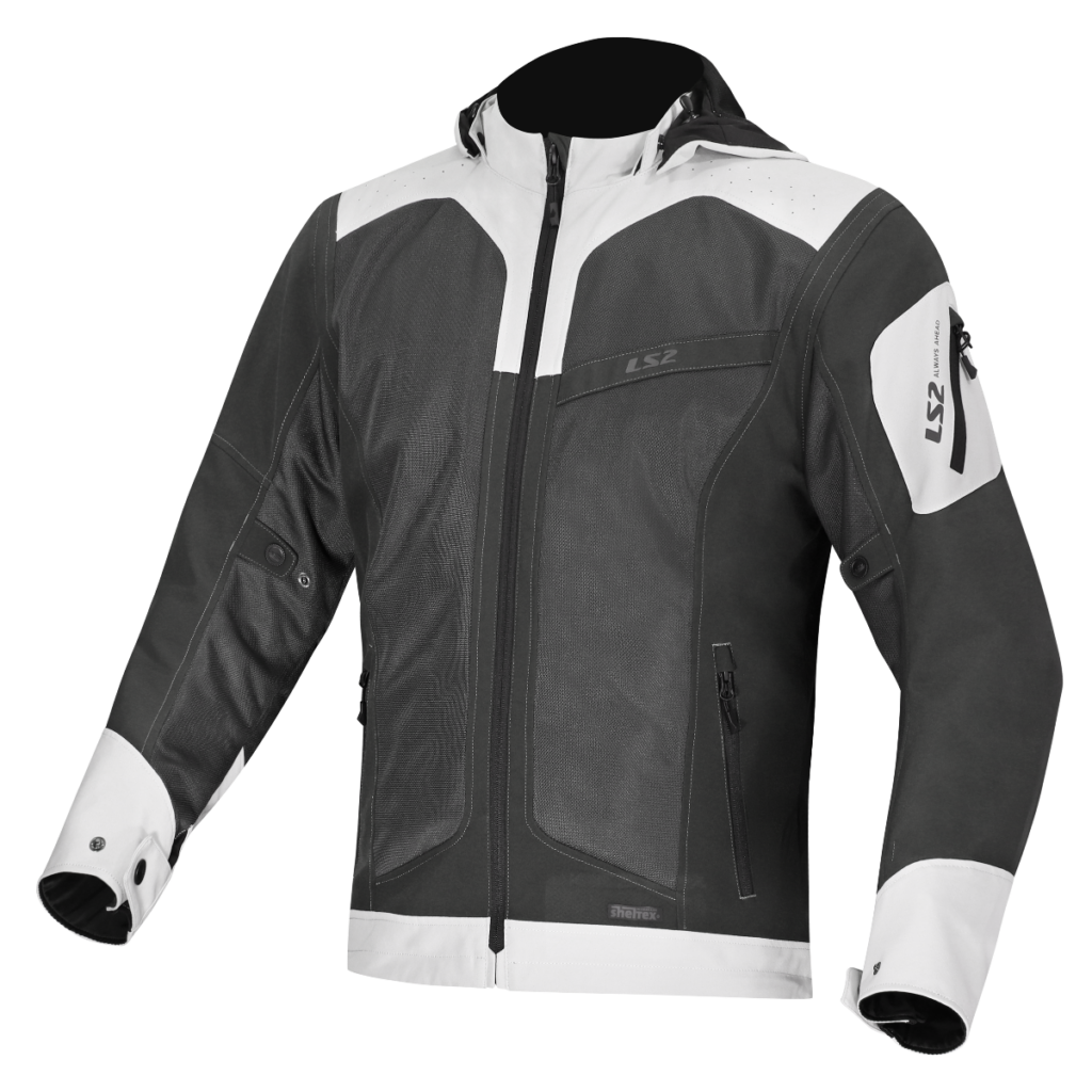 LS2 BOLTON AIR MAN JACKET GREEN GREY M
