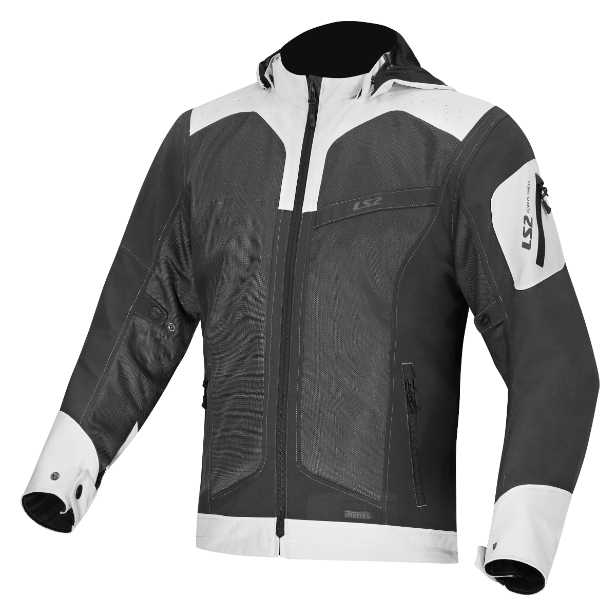 LS2 BOLTON AIR MAN JACKET GREEN GREY XXL