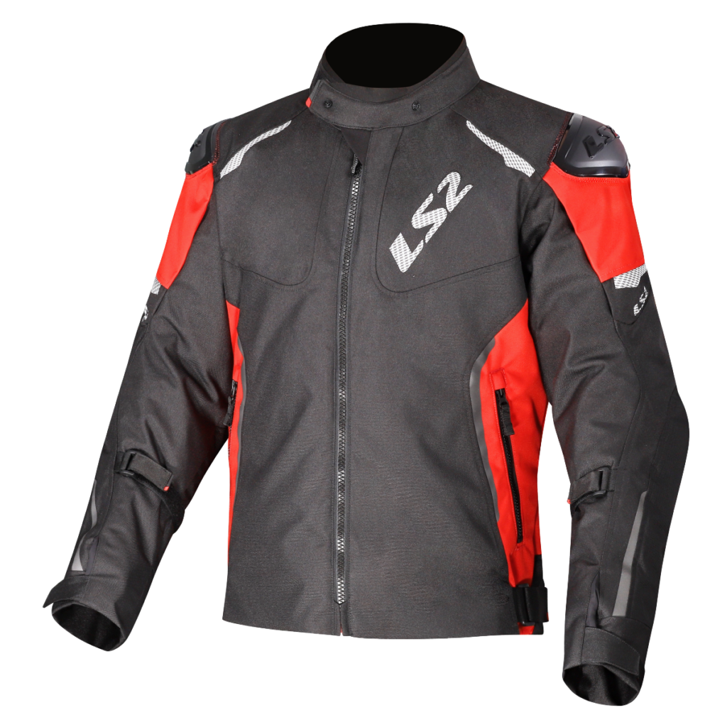 LS2 ZOOM MAN JACKET BLACK RED XXL