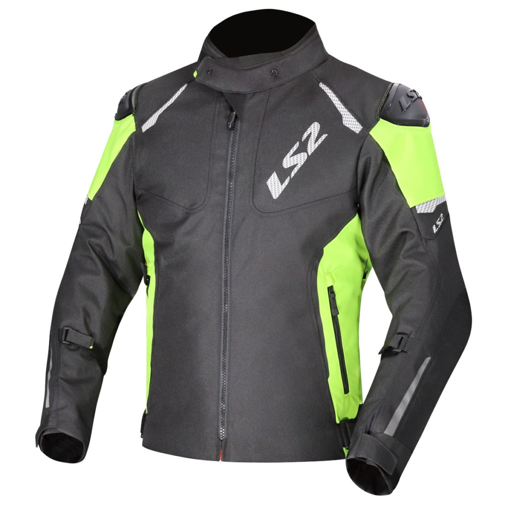 LS2 ZOOM MAN JACKET BLACK YELLOW 4XL